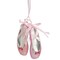 Northlight 4.5" Pink Ballet Slippers Glass Christmas Ornament